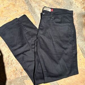 Croft & Barrow Mens Black Jeans Slim Size 34x32